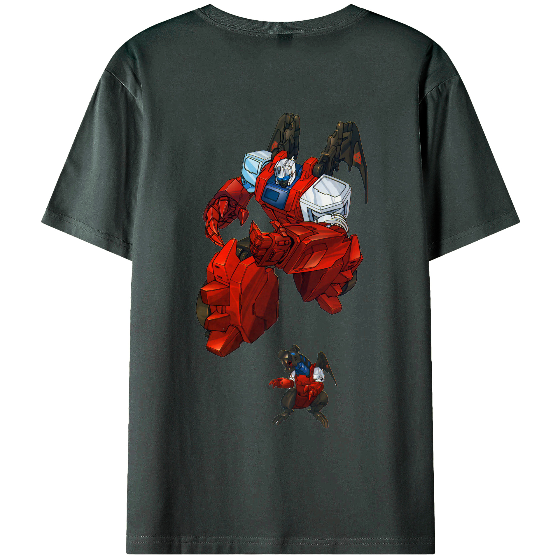 （画像用）  綿100％ メンズ半袖Tシャツ（バックプリント） 通気性